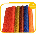 Vestidos africanos Vestuário Matéria-prima 5 Yards / bag Em estoque Abaya Home Textile Fabrics 100% Algodão Hand Made Guinea Brocade